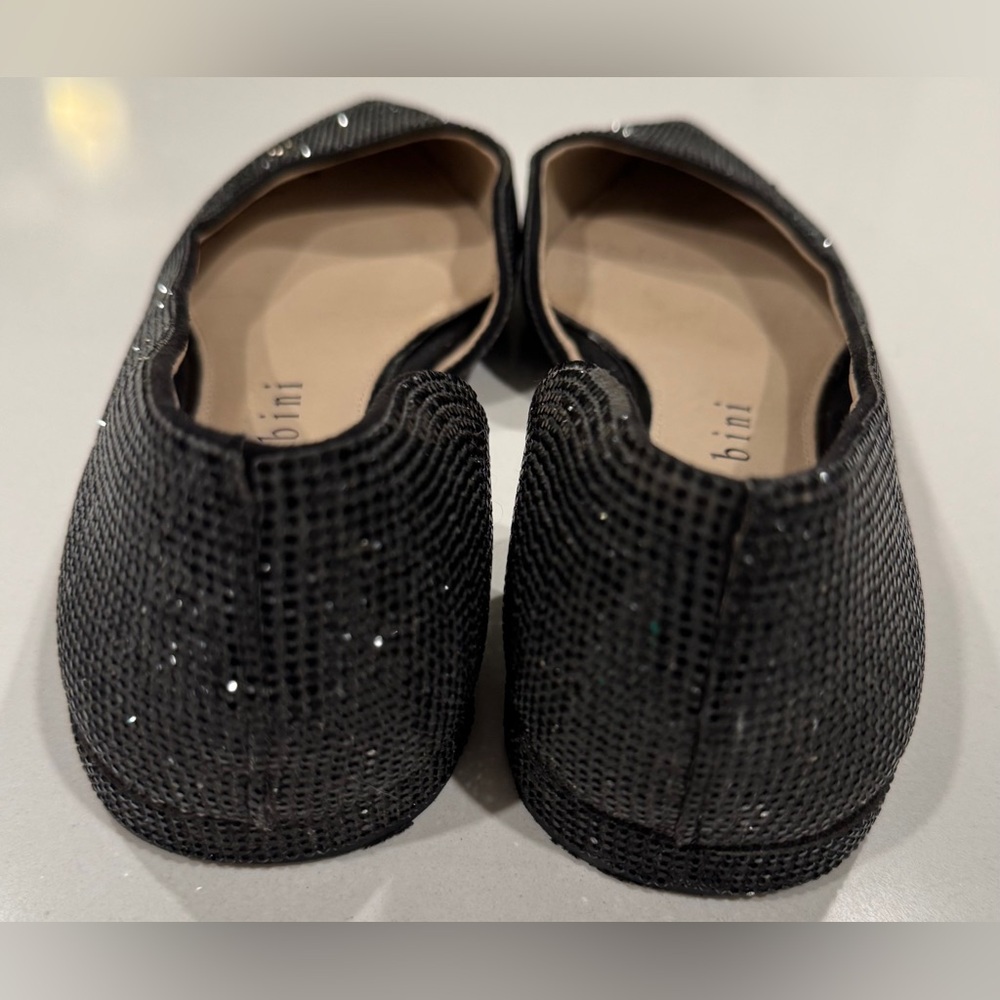 Gianni Bini Black Sparkle Flats - Picture 5 of 5
